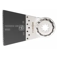 FEIN Oscillating Tool Blade: 2 9/16 in Blade Wd, 3 13/16 in Overall Lg, Precision Cutting, Bi-Metal (MPN 63502208260)