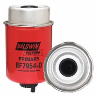 BALDWIN FILTERS Fuel Filter: Cartridge, 5 3/4 in Overall Lg, 3 1/2 in Outside Dia, Cellulose (MPN BF7954-D)