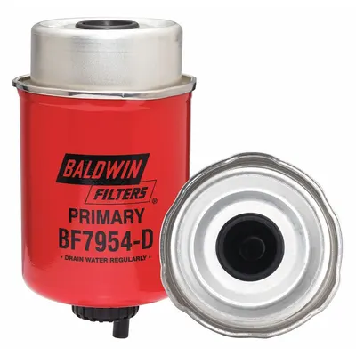 BALDWIN FILTERS Fuel Filter: Cartridge, 5 3/4 in Overall Lg, 3 1/2 in Outside Dia - Can-Type Fuel/Water Separators