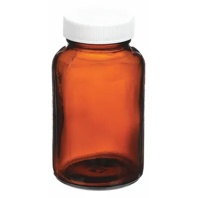 OEM Sampling Bottle: 125 mL - Amber Wide Mouth Glass Lab Bottles