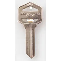 Key Blank: Compatible with Independent Locks, Key ID # EZ1, 5 Pins, Brass (MPN 1522-EZ1)