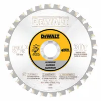 DEWALT Circular Saw Blade: 5 3/8 in Blade Dia., 30 Teeth, 0.06 in Cut Wd, 13/16 in Arbor Size (MPN DW9052)