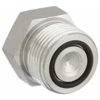 Hydraulic Hose Plug: Carbon Steel, 3/4 in Fitting Size, 6,000 psi Max. Working Pressure @ 70 F, ORS (MPN FF976712S)