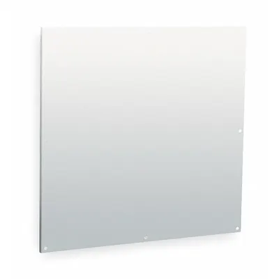 WIEGMANN Interior Panel: Back Panel Panel, 56 in Overall Ht, 56 in Overall Wd, Steel - Interior Mounting Panels