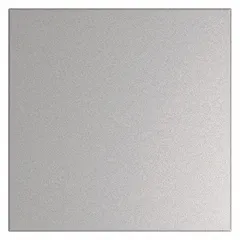 Steel panel for bathroom partitions with a honeycomb inner core. Smooth Semi Gloss finish in Pepper Dust color. Dimensions: 58 in height, 58 in width, 1 in thickness. Used in commercial restrooms and similar settings to create private enclosures.
