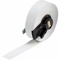 Continuous Label Stock: 25/32 in, 25/32 in x 50 ft, Polypropylene, White (MPN M6C-785-412)