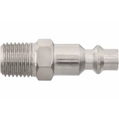 SPEEDAIRE Quick Connect Hose Coupling: 3/8 in Body Size, 3/8 in Hose Fitting Size - Industrial Interchange Steel Quick-Connect Air Coupling Plugs