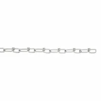 DAYTON Double Loop Chain: 4 in Chain Trade Size, Steel, 70 lb Working Load Limit, Double Loop