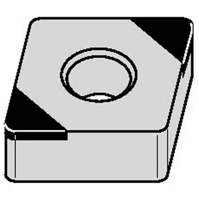 WIDIA CBN NEGATIVE INSERT: CNGA432EMT - Diamond Indexable Turning Inserts