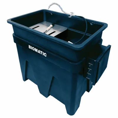 GRAYMILLS Parts Washer: For Water-Based (Microbial) Solution Base Type, Plastic - Base-Mounted Parts Washers