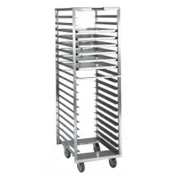 LAKESIDE Pan and Tray Rack: 20 Slots, 3 in Betw Shelves, 400 lb Capac, 21 in Wd, 68 1/2 in Ht, Gray (MPN 139)