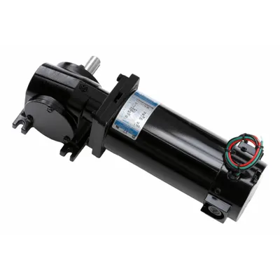 LEESON Right Angle Gearmotors: Right Angle, 180V DC, TENV, 62 RPM, 135 in-lb Max Torque - Right Angle DC Gearmotors