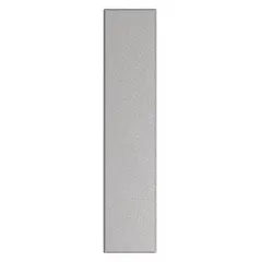 Steel pilaster with honeycomb core for commercial bathroom partitions. Smooth semi-gloss finish in Pepper Dust. Height 82 inches, width 18 inches. Provides structural support and privacy in restroom stalls.