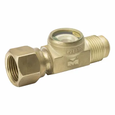 MUELLER Sight Glass: Flared Swivel - Flared Swivel Connection Sight Glasses