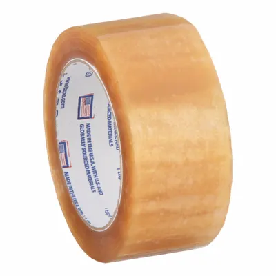 IPG Packing Tape: Polypropylene, 1.6 mil Tape Thick, 1 7/8 in x 328 1/16 ft - Polypropylene Natural Rubber Tape