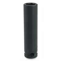 PROTO Impact Socket: 1/2 in Drive Size, SAE, 7/16 in Socket Size, 6-Point, Deep, 3 1/4 in Overall Lg (MPN J7314H)