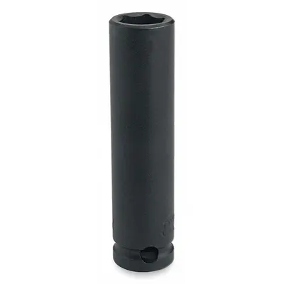 PROTO Impact Socket: 1/2 in Drive Size, SAE, 7/16 in Socket Size, 6-Point, Deep - 1/2" Drive Impact Sockets