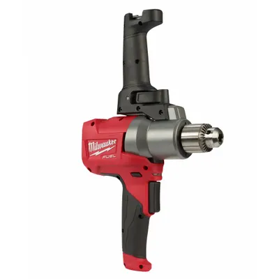 MILWAUKEE Mud Mixer: 18V DC, 1/2 in Keyed, Continuous, 550 RPM Max. Speed, 16, Brushless - Milwaukee Cordless Mud Mixers