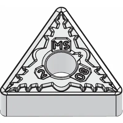 WIDIA Triangle Turning Insert: TNMG331MS - Triangle (T) Indexable Turning Inserts
