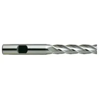 YG-1 Square End Mill: High Speed Steel, TiCN Coated, 4 Flute, 1/2" Mill Dia, 2" LOC, 4" OAL (MPN 05071HC)