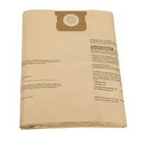 DAYTON Vacuum Bag: Dayton, Dry, Paper, 1-Ply, Std, 61HW07