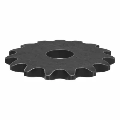TRITAN Roller Chain Sprocket: No Hub, For Single Strands, 35, 15 Teeth, 1.804 in Pitch Dia - Size 35 Plain-Bore Roller Chain Sprockets