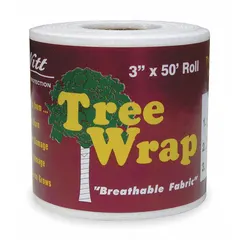 Tree Wrap, 3 in x 50 ft, White Polypropylene