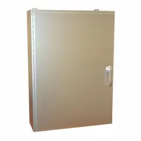 HAMMOND Electrical Enclosure: Stainless Steel, 42 in x 30 in x 10 in, NEMA 12/13/3R/4/4X, Hinged (MPN HW423010SSHK)