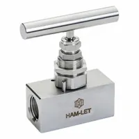 HAM-LET Plumbing Needle Valves: Inline Valve Body, 316 Stainless Steel, Screw-In Bonnet, FNPT x FNPT (MPN H-99XL-10-SS-N-V-1)