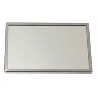 SEE ALL Bathroom Mirror: Rectangular, Aluminum, 36 in Overall Ht, 24 in Overall Wd, 1 in Overall Dp (MPN AL2436G)