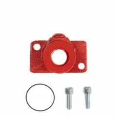 This flange kit includes a straight discharge flange. It is designed for use with Fill-Rite FR700V series pumps and the FR710VB model. The kit facilitates connection of a discharge line in fuel transfer applications.