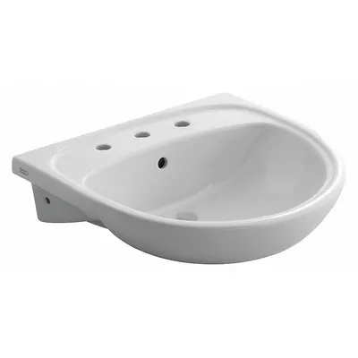 AMERICAN STANDARD Mezzo™ One-Station Wall-Mounted Bathroom Sink - One-Station Wall-Mounted Bathroom Sinks without Faucets