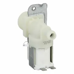 This SCOTSMAN inlet water solenoid valve controls water flow into compatible ice machines. It is a direct replacement part for maintaining proper water inlet regulation. Used in commercial ice machines to support consistent ice production.