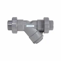 HAYWARD Y Strainer: 3/4 in, NPT, Mesh, 0.0313 in Screen Size, PVC, FPM, 3 3/4 in Ht, 4 1/8 in Lg (MPN YS10075T)