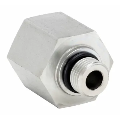PARKER Metal Pipe Straight: Straight, Steel, 1/8 in x 1/4 in - Hydraulic Threaded Extreme-Pressure Pipe Fittings