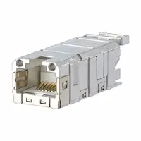 METZ CONNECT RJ45 Field Jack Insert: Data Insert, Straight Insulation Displacement Female, 8 Poles (MPN 1401800810MI)
