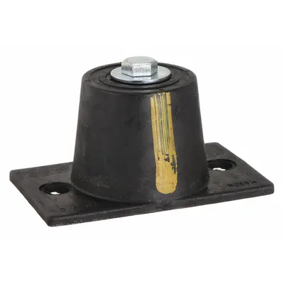 MASON Floor-Mount Vibration Isolator: Neoprene, 600 lb Capacity, 1 7/8 in Ht - Elastomer-Style Floor-Mount Vibration Isolators