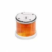 EDWARDS SIGNALING Tower Light Module: Flashing/Steady, 24V AC/24V DC, Amber, 2 15/16 in Overall Dia (MPN 270LEDMA24AD)