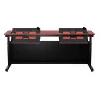 VERSADESK Standing Desk: Cherry, Wood, 72 in Overall Wd, 24 in Overall Dp, 36 in Max Desktop Ht (MPN RST7224-BC)