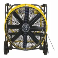 TEMPEST Hazardous-Location Fan: 24 in Blade Dia, 115/208 to 230V AC, Mobile, 1 hp, Direct Drive (MPN 913-1261)