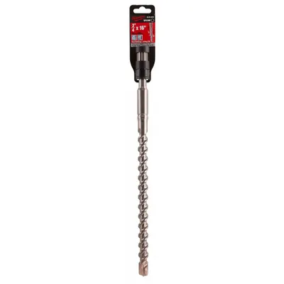 MILWAUKEE Rotary Hammer Drill: 3/4 in Drill Bit Size, 11 in Max Drilling Dp - Spline Concrete & Masonry Drill Bits