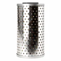 Cartridge fuel filter for Case IH vehicles. Overall length 16 in, outside diameter 3 3/8 in. Interchanges with Baldwin PF823 and FleetGuard FF116