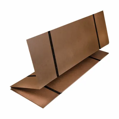 DMI Bed Board, Wood, Brown, 48 in W x 3/4 in H, 15 in Folded Lg - Bed Boards