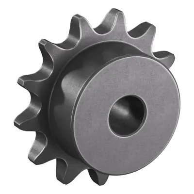 TRITAN Roller Chain Sprocket: One-Sided Hub, For Single Strands, 41, 13 Teeth - Size 41 Plain-Bore Roller Chain Sprockets