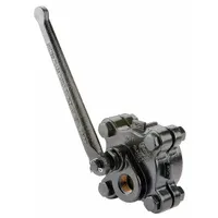 UNITED BRASS WORKS Gate Valve: 1 in, Steel, Non-Rising, FNPT x FNPT, 750 psi CWP, Lever, Solid Wedge (MPN 296950)