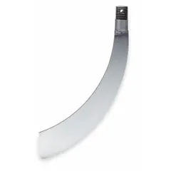 Paddle level switch for bulk density detection in industrial silos, hoppers, and bins. Requires minimum bulk density of 30 lb/cu ft (481 kg/cu m). Banana-shaped paddle design suitable for granular or powdered solids.