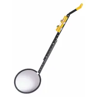 SEE ALL INDUSTRIES Inspection Mirror: 12 in Dia Mirror Size, Mirr. Mat. Glass, Mirr. Shp. Round (MPN SUC-12C)