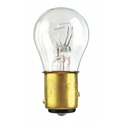 APPROVED VENDOR 2057NA-10PK BAY15d Double-Contact Indexed Bayonet Base Lamp, S8, Amber, 14V AC