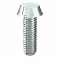 Tamper Resistant Screw: 5/16"-18 Thread Size, 1 in Lg, Steel, Zinc-Plated, Round, Tri-Groove, 25 PK (MPN #0230)