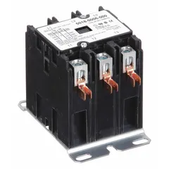 Relay for HVACR systems, used to control electrical loads such as compressors, fans, and pumps. Switches circuits on and off based on control signals in commercial and industrial heating, ventilation, air conditioning, and refrigeration equipment.